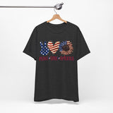 Peace Love America - Unisex Jersey Short Sleeve Tee